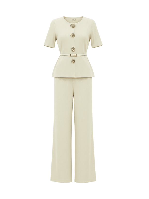 CONJUNTO PUNTO MIRANDA - BEIGE