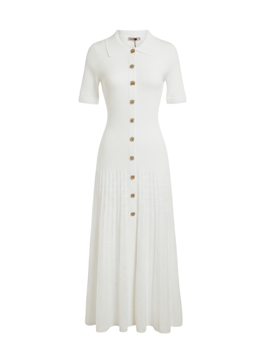 VESTIDO SANDRO - BLANCO