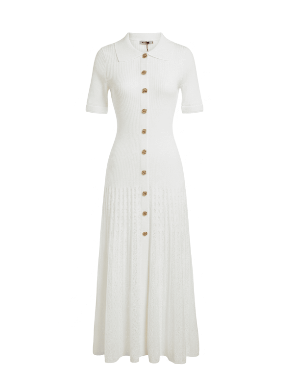 VESTIDO SANDRO - BLANCO