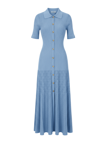 VESTIDO SANDRO - AZUL