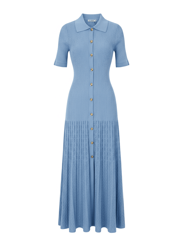 VESTIDO SANDRO - AZUL