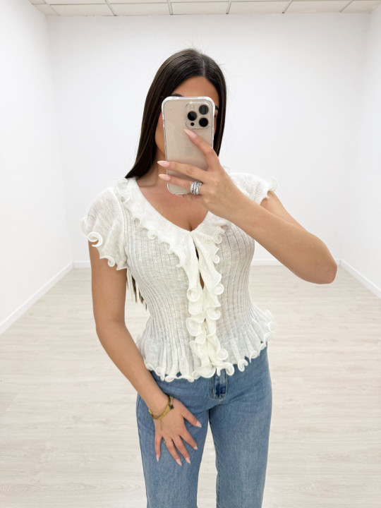 CAMISETA MIRE - BLANCA