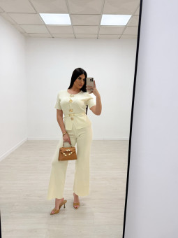 CONJUNTO PUNTO MIRANDA - BEIGE