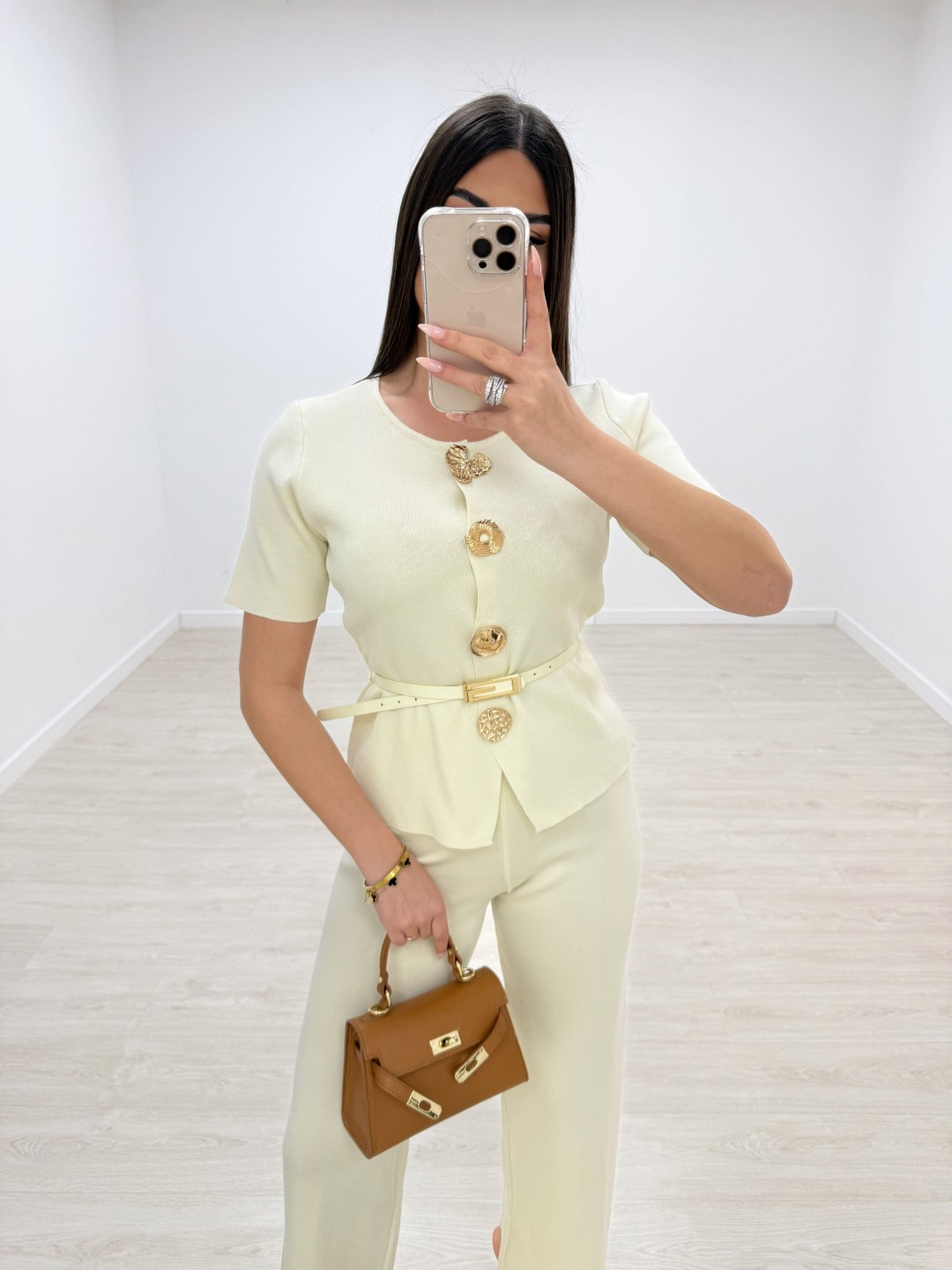 CONJUNTO PUNTO MIRANDA - BEIGE