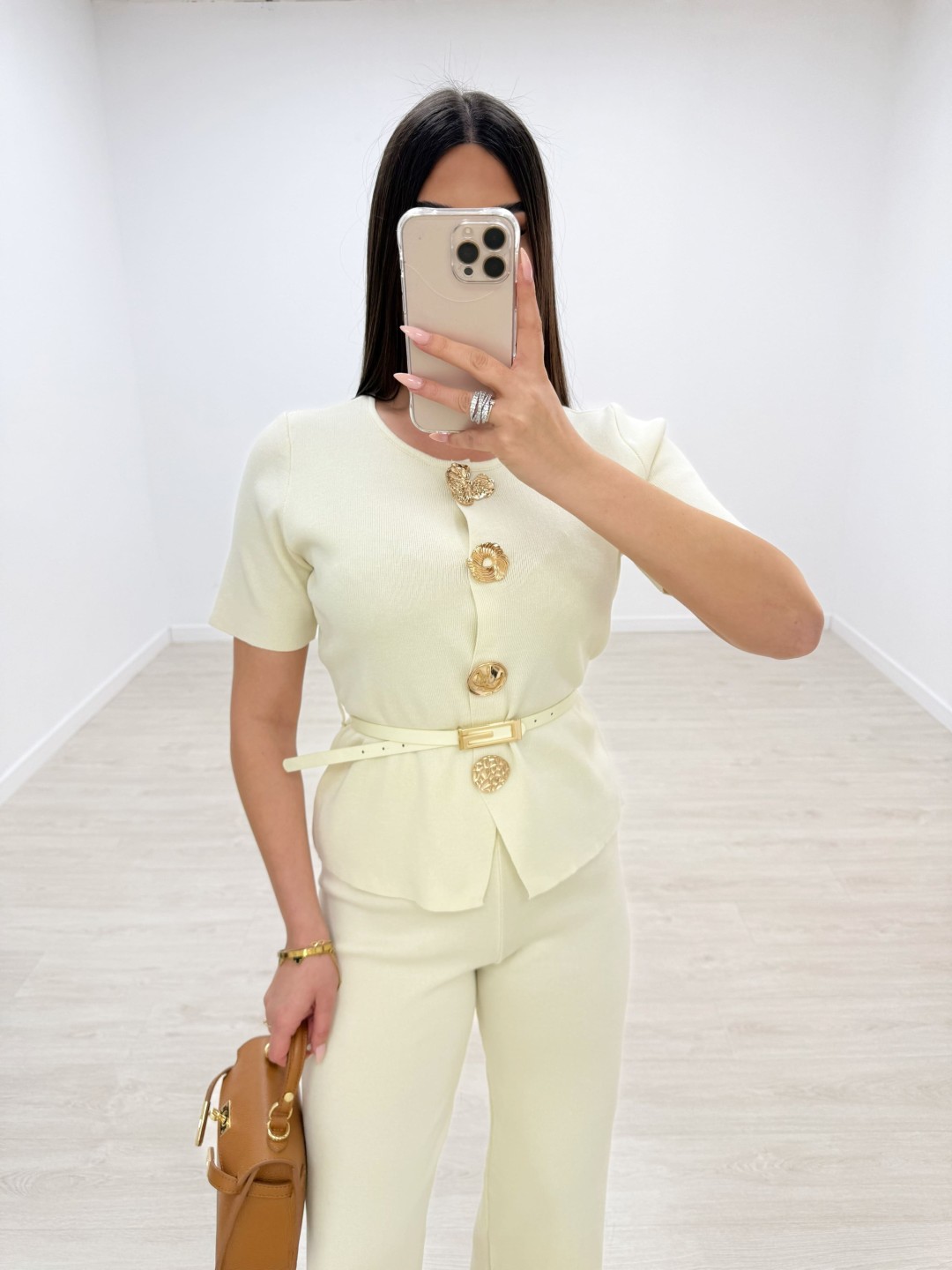 CONJUNTO PUNTO MIRANDA - BEIGE