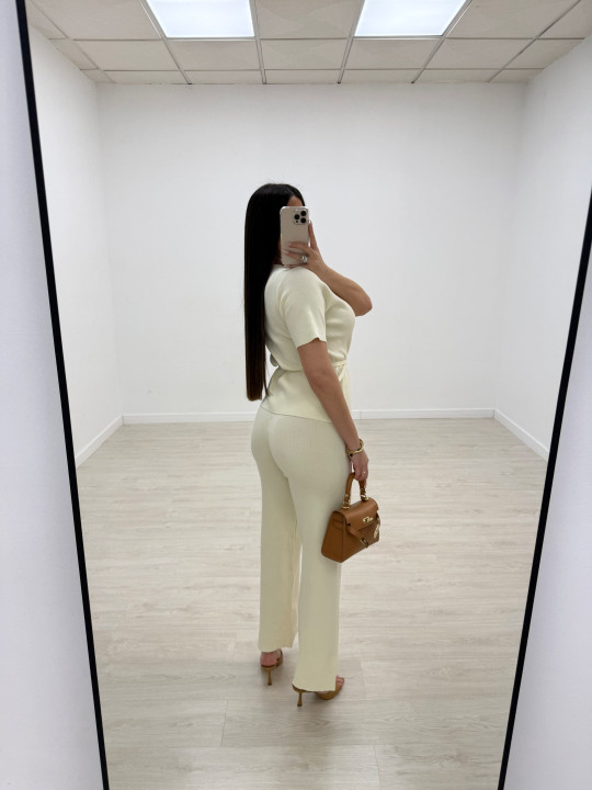 CONJUNTO PUNTO MIRANDA - BEIGE