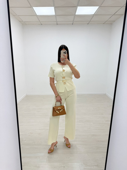 CONJUNTO PUNTO MIRANDA - BEIGE