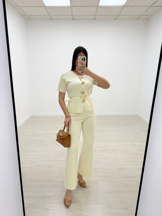 CONJUNTO PUNTO MIRANDA - BEIGE