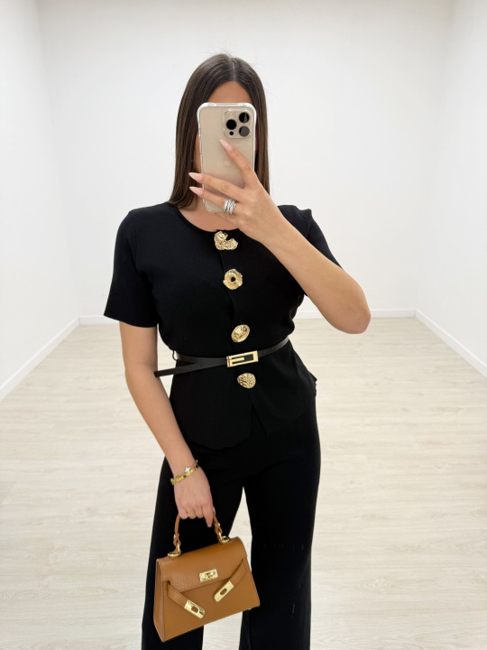 CONJUNTO PUNTO MIRANDA - NEGRO