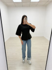 CAMISETA BASIC SILUETA - NEGRA