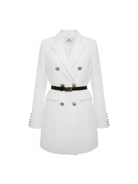 BLAZER VESTIDO PREMIUM - BLANCA