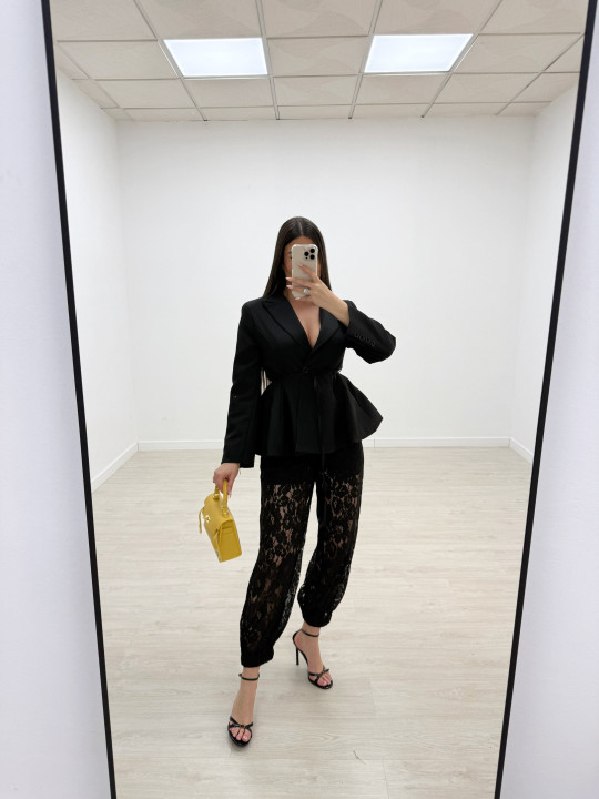 copy of PANTALÓN ENCAJE CALIDAD SUPERIOR - BLANCO