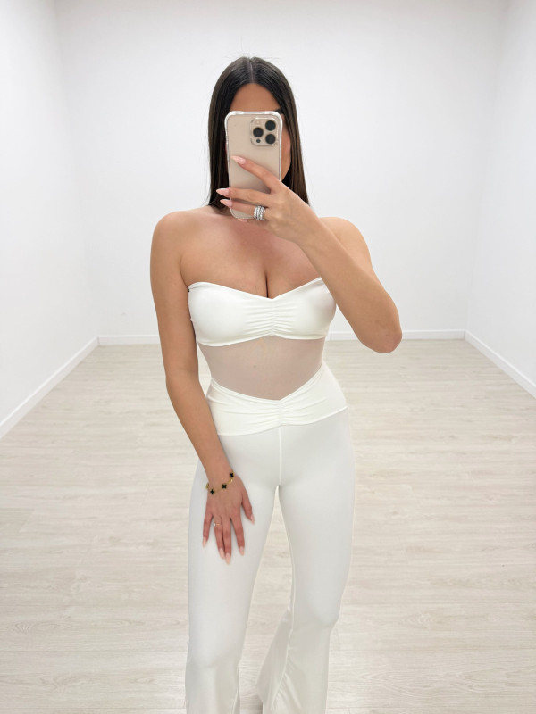 MONO MISSKINI - BLANCO