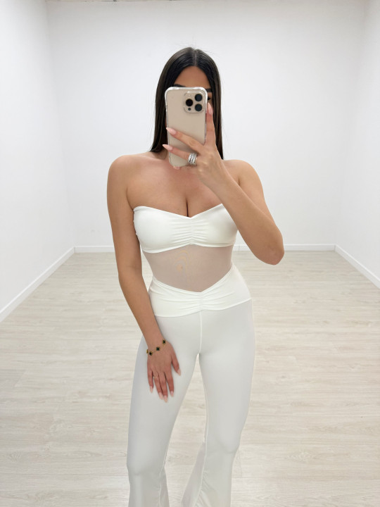 MONO MISSKINI - BLANCO