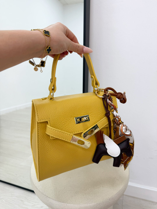 LLAVERO CABALLO ICONIC H - PIEL