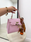 BOLSO MAXI KELLY (PIEL 100%) - ROSA