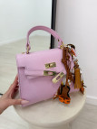 BOLSO MAXI KELLY (PIEL 100%) - ROSA