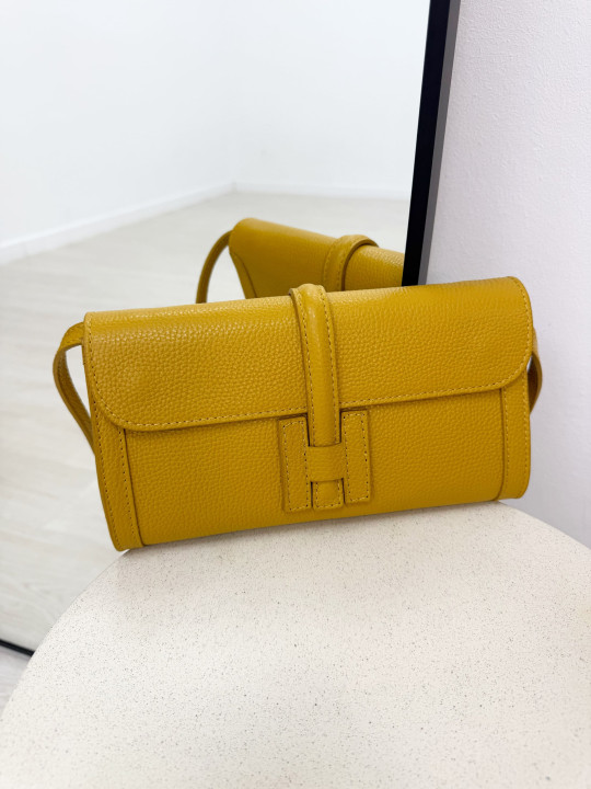BOLSO BANDOLERA H (PIEL 100%) - AMARILLO