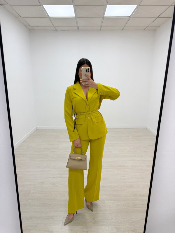 TRAJE ELIANA PREMIUM VERDE PISTACHO