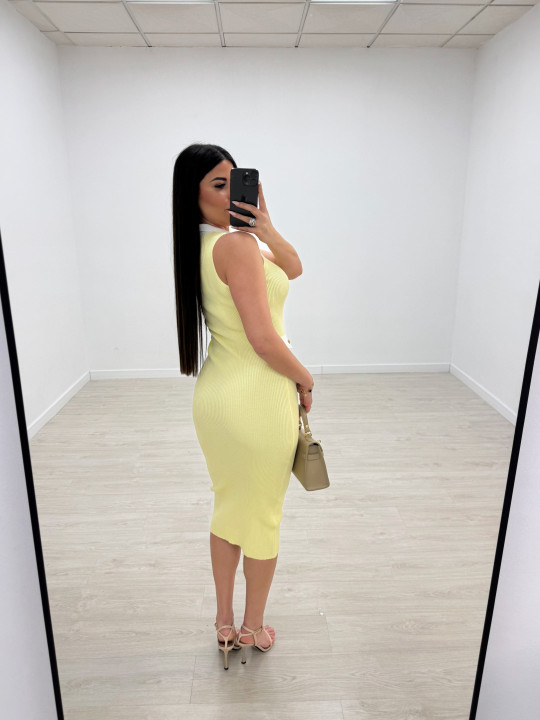 VESTIDO MARIANA AMARILLO