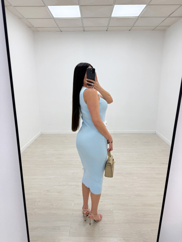 VESTIDO MARIANA CELESTE