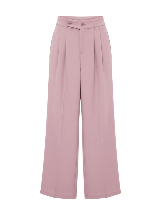 PANTALÓN DE VESTIR DOBLE BOTÓN - ROSA