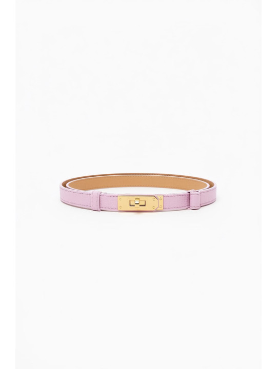 CINTURÓN HERMS (PIEL 100%) - ROSA