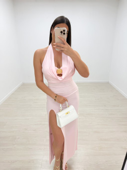 VESTIDO ISADORA LARGO - ROSA