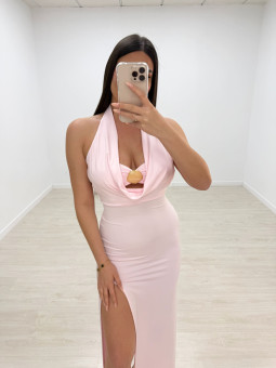 VESTIDO ISADORA LARGO - ROSA