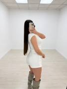 FALDA PANTALÓN HEBILLAS PREMIUM - BLANCO
