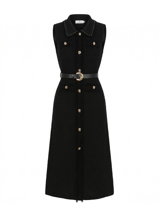 VESTIDO SANDRO EXCLUSIVO - NEGRO