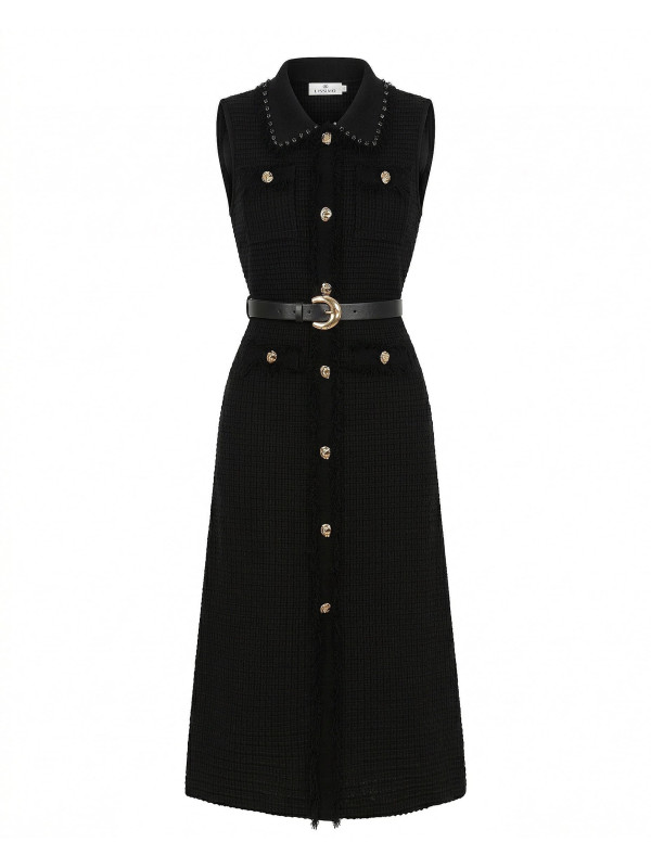 VESTIDO SANDRO EXCLUSIVO - NEGRO