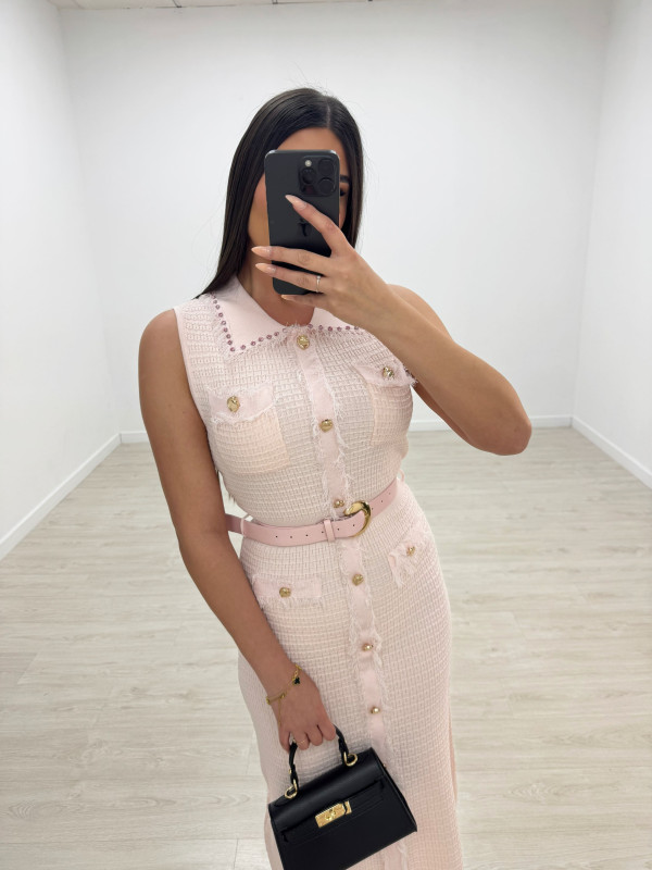 VESTIDO SANDRO EXCLUSIVO - ROSA