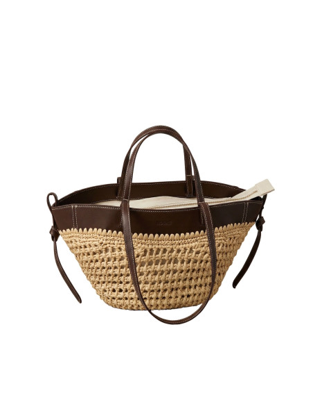 BOLSO POLENE PREMIUM - MARRÓN (PIEL 100%)