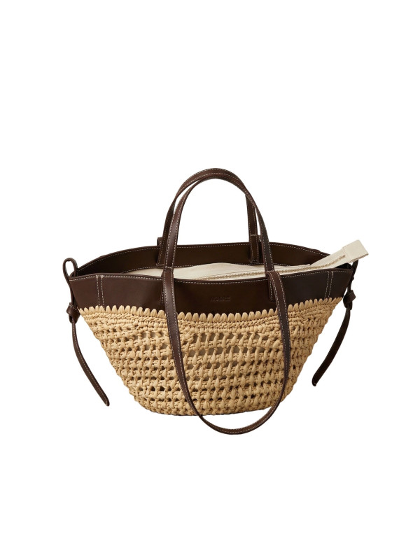 BOLSO POLENE PREMIUM - MARRÓN (PIEL 100%)