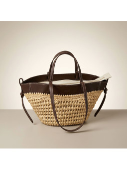 BOLSO POLENE PREMIUM - MARRÓN (PIEL 100%)