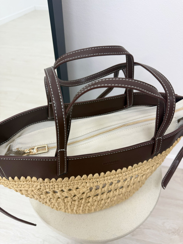 BOLSO POLENE PREMIUM - MARRÓN (PIEL 100%)