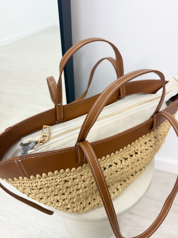 BOLSO POLENE PREMIUM - MATERIAL (PIEL 100%)