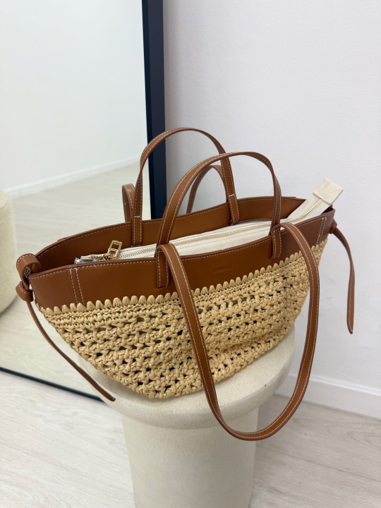 BOLSO POLENE PREMIUM - MATERIAL (PIEL 100%)