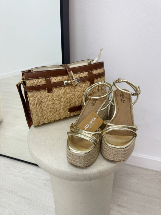 BOLSO RAFIA KELLY - MATERIAL (PIEL)