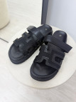 SANDALIAS HERMS - NEGRA