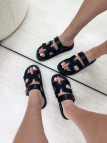 SANDALIAS HERMS - NEGRA