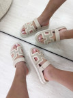 SANDALIAS HERMS - BEIGE