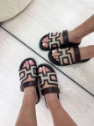 SANDALIAS HERMS - MARRÓN