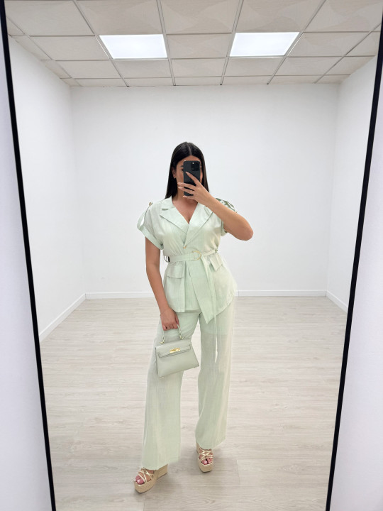 CONJUNTO LINO EXCLUSIVO - VERDE
