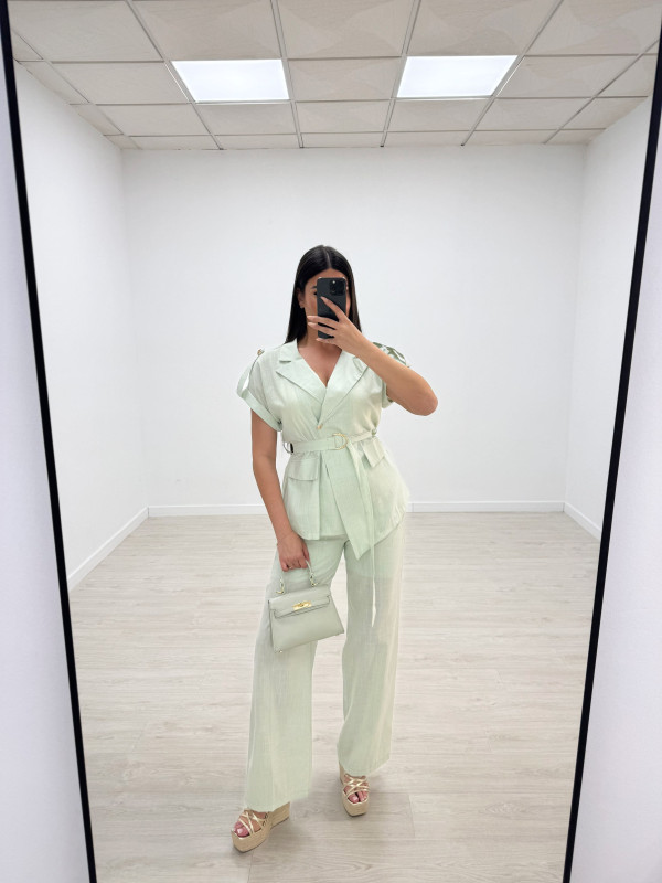 CONJUNTO LINO EXCLUSIVO - VERDE