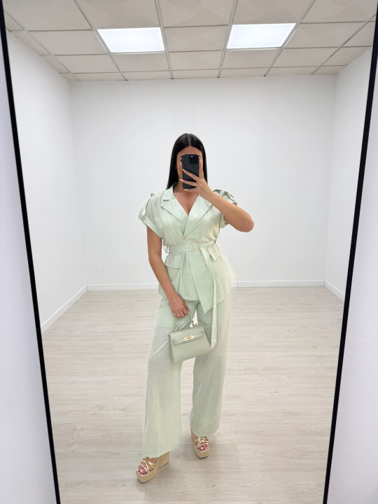 CONJUNTO LINO EXCLUSIVO - VERDE