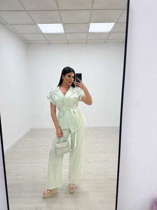 CONJUNTO LINO EXCLUSIVO - VERDE