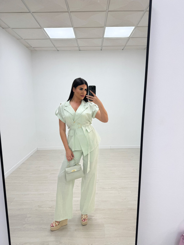 CONJUNTO LINO EXCLUSIVO - VERDE