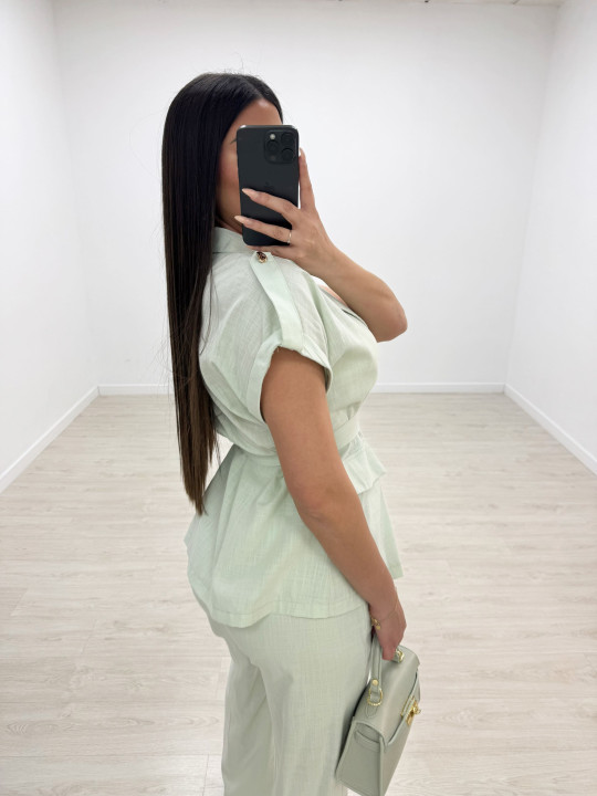 CONJUNTO LINO EXCLUSIVO - VERDE